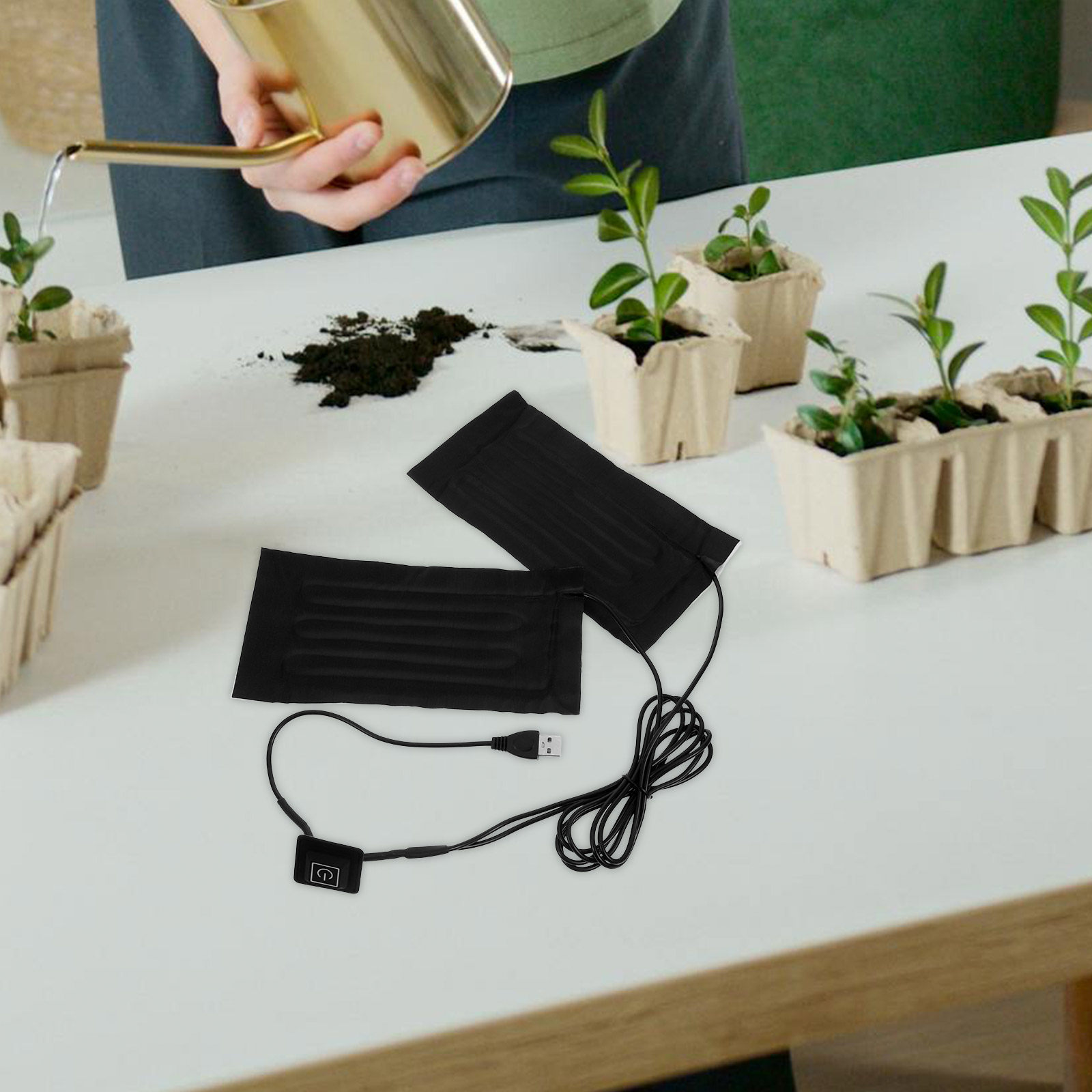 USB Small Heating Pad Plant Ge - Heat Mat Seedling ulasan dan harga